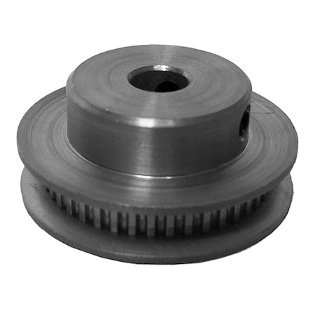 44MP012M6FA6, Timing Pulley, Aluminum, Clear Anodized,